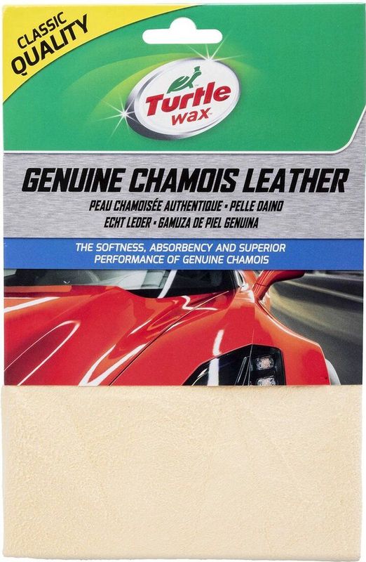 Turtle Wax - Naturel Zeem - Echt Leer - Hoog Absorberend - 43x28cm