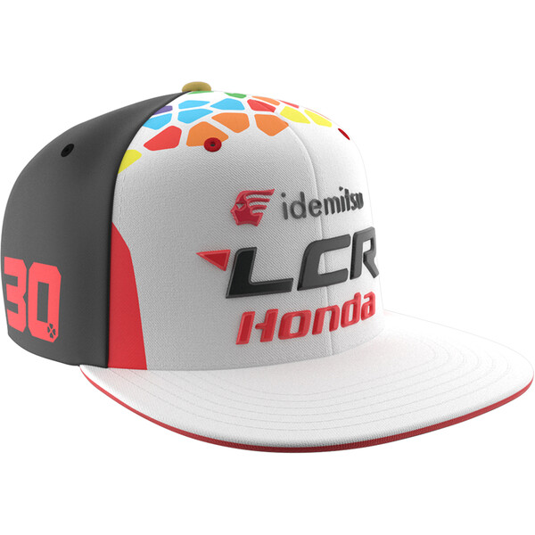 Ixon - Casquette Flat LCR / Taka 22 Noir / Blanc / Rouge