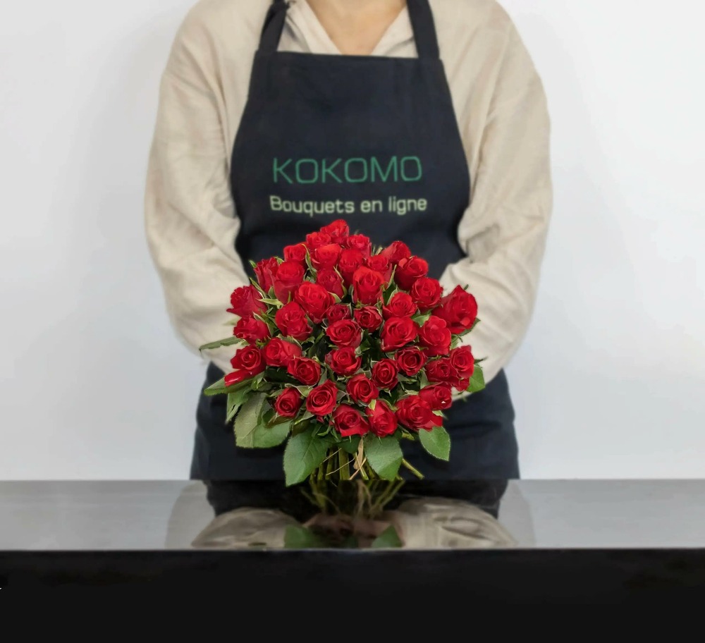Bouquet de roses rouges