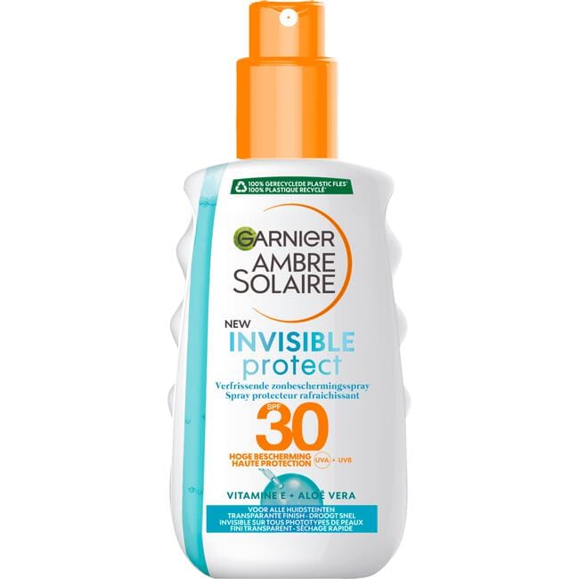 Garnier Ambre Solaire Clear Protect Transparente Zonnebrandspray SPF30 200ML