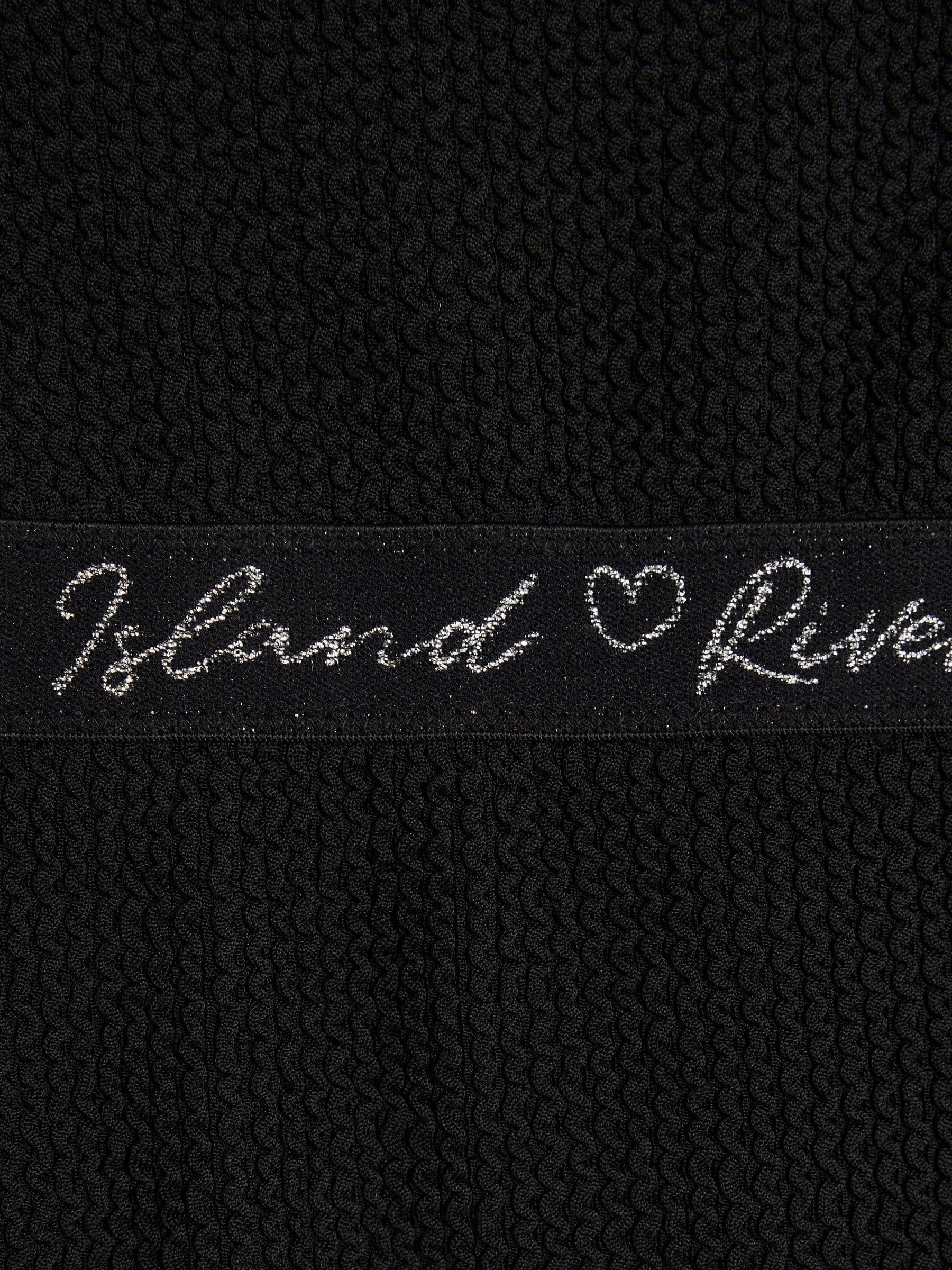 River Island Elastic Textured Swimsuit