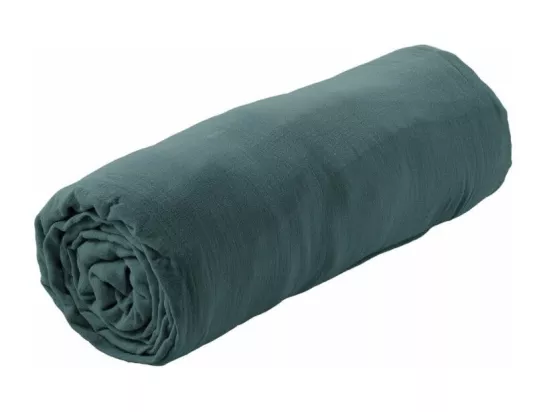 OUREA - Drap Housse 80x200cm Gaze de Coton Canard