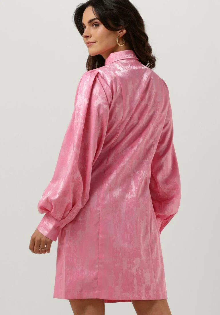 LEVETE ROOM roze levete room mini jurk alma 3