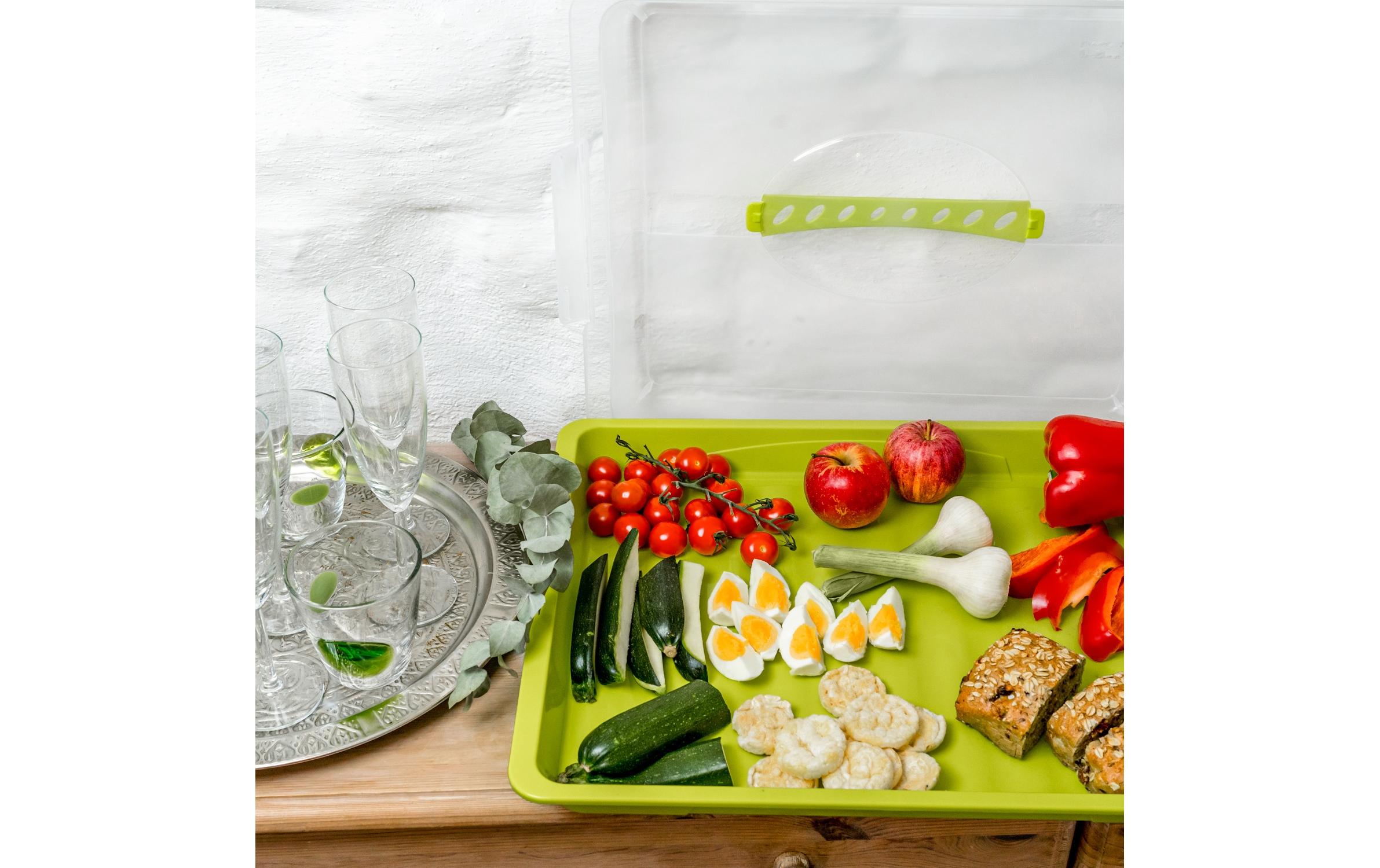 Tortenbutler Cool & Fresh WeissPartybutler und Cupcake-Halter mit Kühlkissen