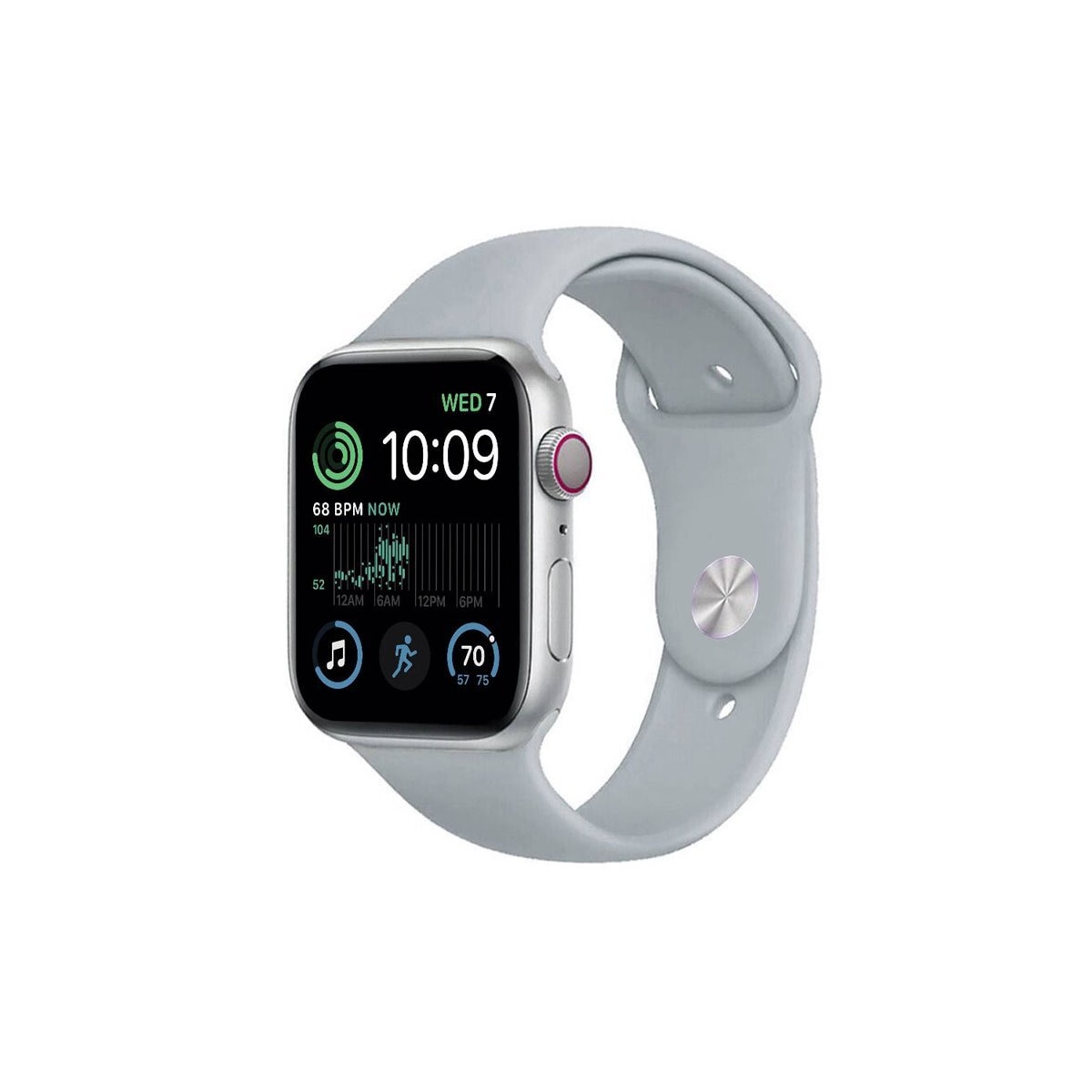 Sport Reim Apple Watch SE 2022 (44mm) - Lysegrå