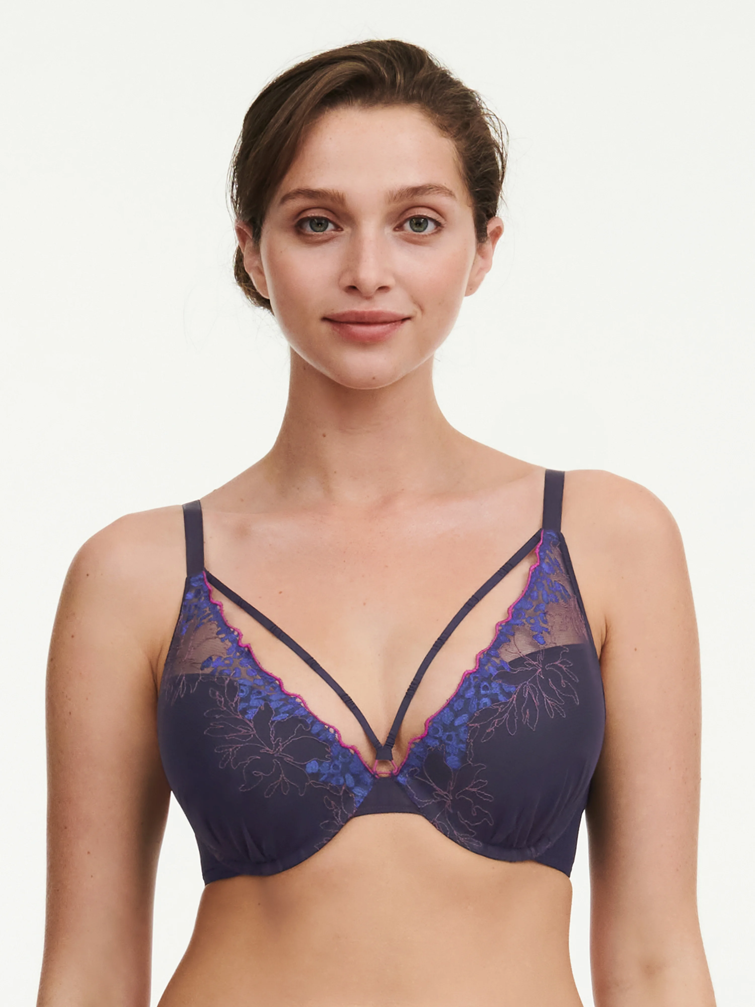 SPICE - Soutien-gorge coques push-up broderie | Multicolore