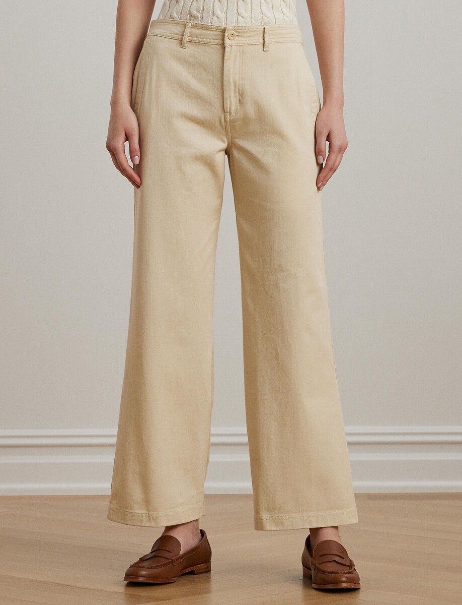 LAUREN RALPH LAUREN<br>Calças de perna larga 7/8