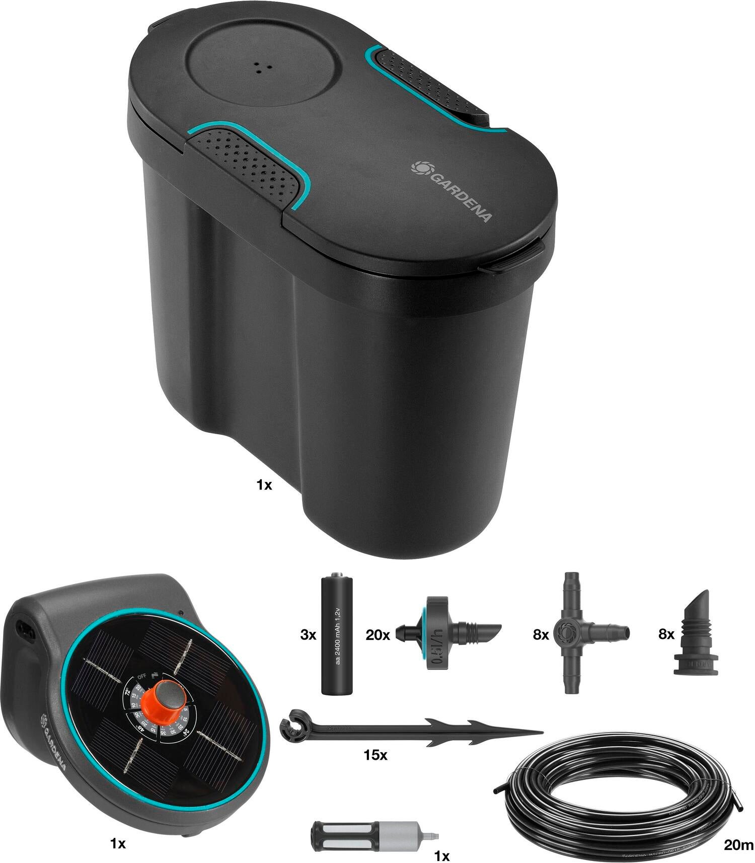 Gardena aquaBloom bewateringsset incl. waterreservoir