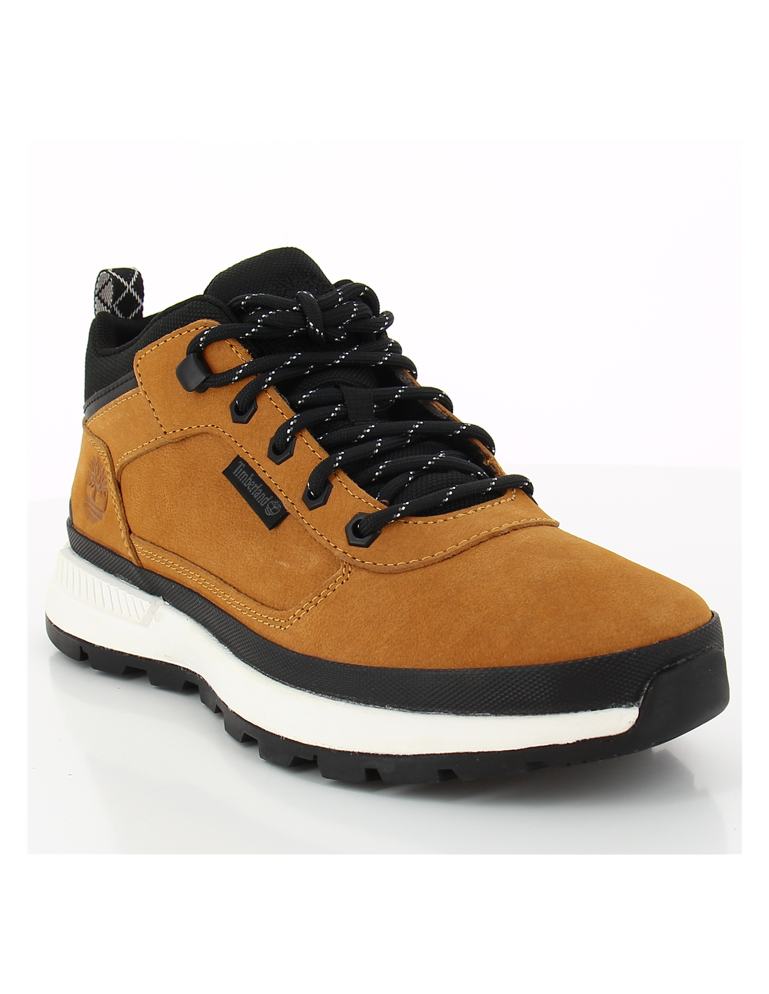 timberland boots homme field trekker low wht nubuck marron