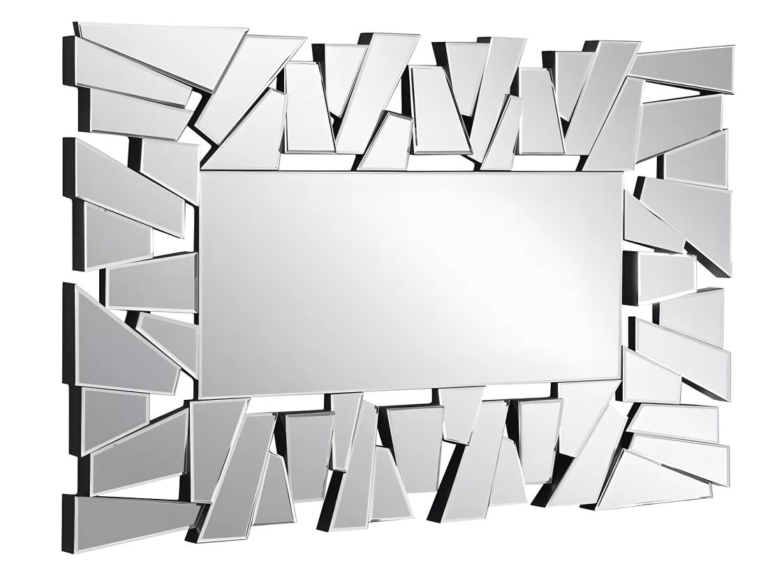 Miroir mural en inox - L. 120 x H. 76 cm - UYUNI