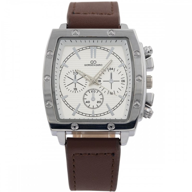 Montre Homme Bracelet Chocolat GIORGIO