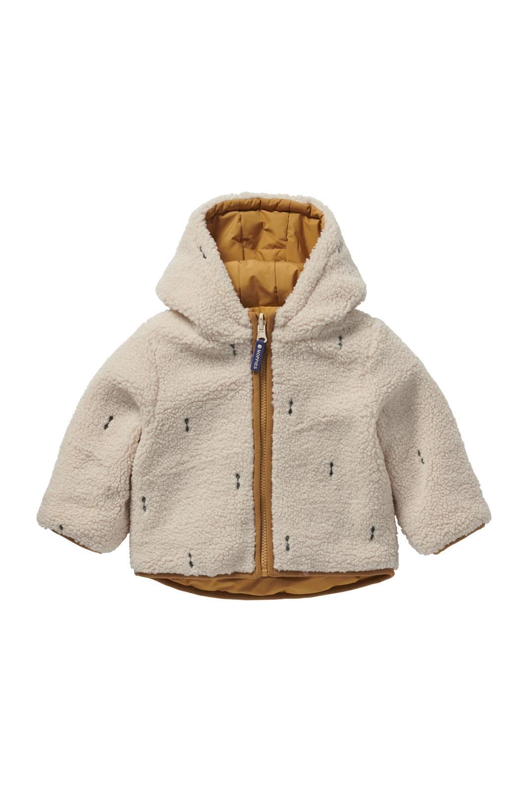Noppies Baby Winterjas Ordway - Reversible - Minimal Pattern Med.blue