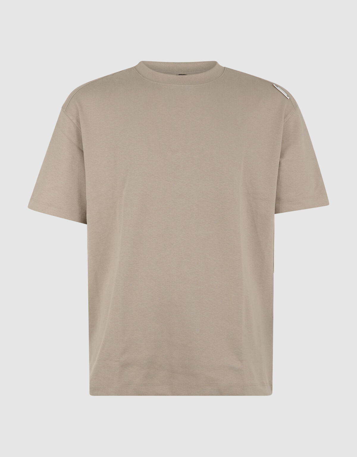 Basis Label T-shirt Lichtgroen