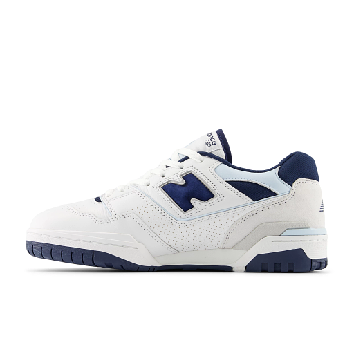 New Balance 550 Sneakers, White/Navy/Quarry Blue, 37