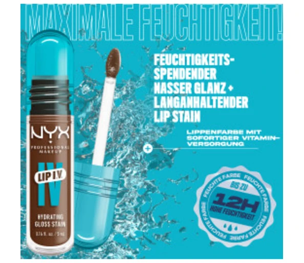 NYX Professional Makeup Lip IV Gloss Stain LipglossSplash N Spice
