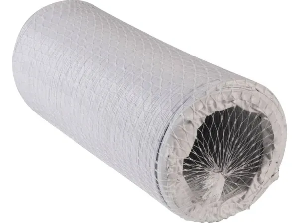 Wallair N52875 Fleksibel spiralslange Plastic (Ø x L) 15.2 cm x 6 m Hvid