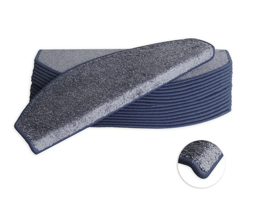 Traptredeset Fortuna blauw 28x65 cm 15-delig