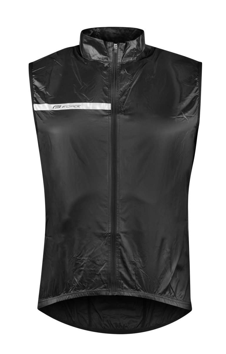 Force Windpro Vindtæt Vest Sort