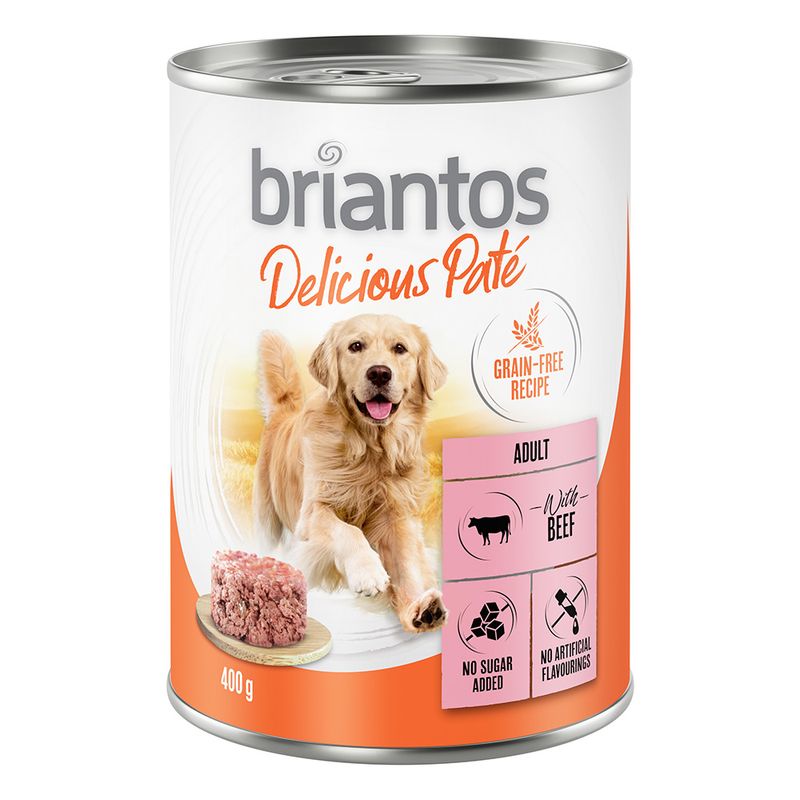 Offre d'essai Briantos Delicious Paté pour chien ✓ pas cher