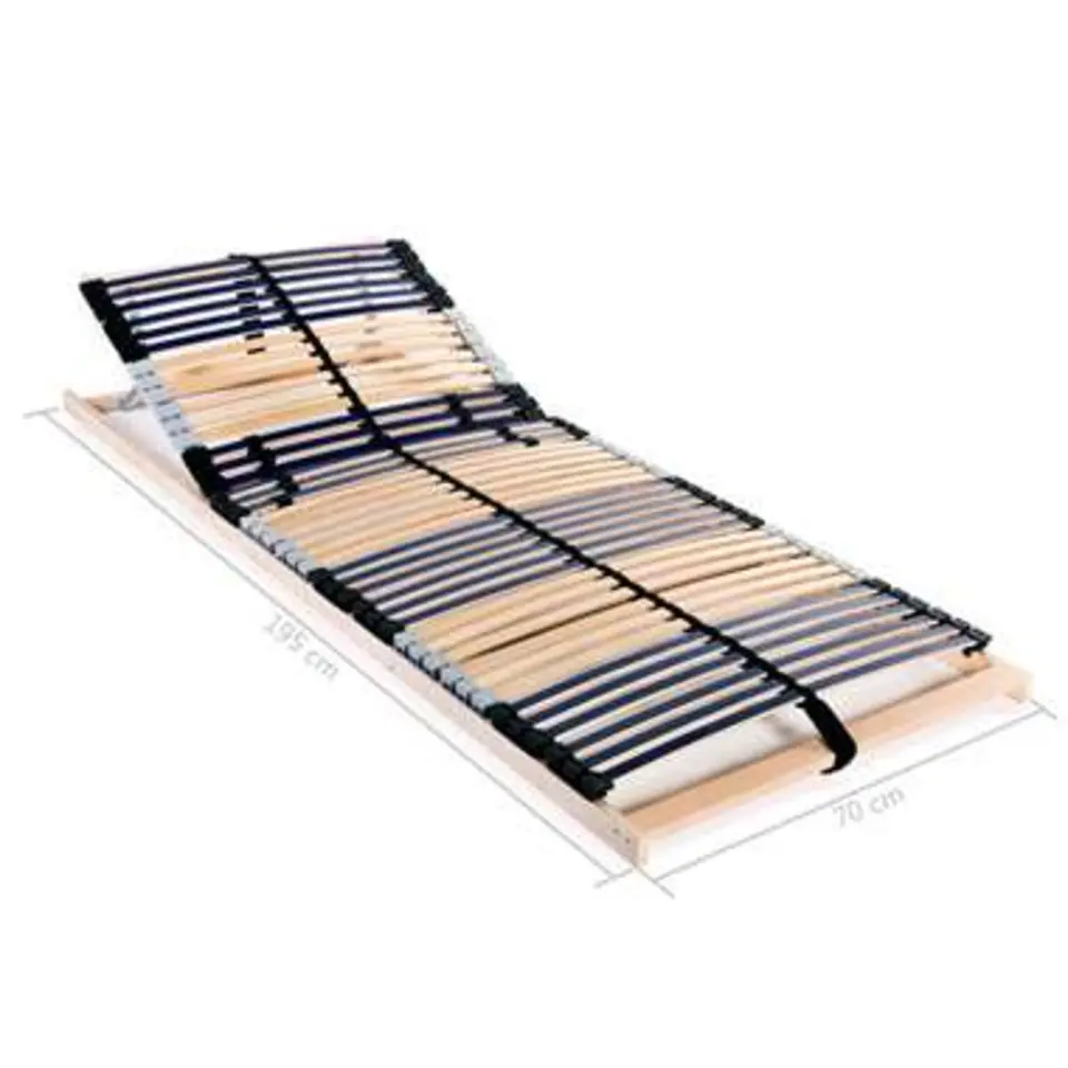vidaXL - Bedbodem - Bruin - Hout - 70 x 200 cm