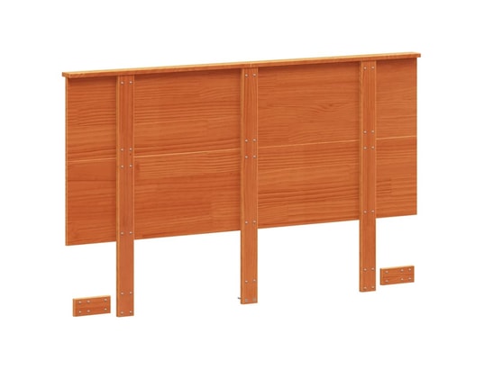 VIDAXL - Tête de lit cire marron 120 cm bois massif de pin