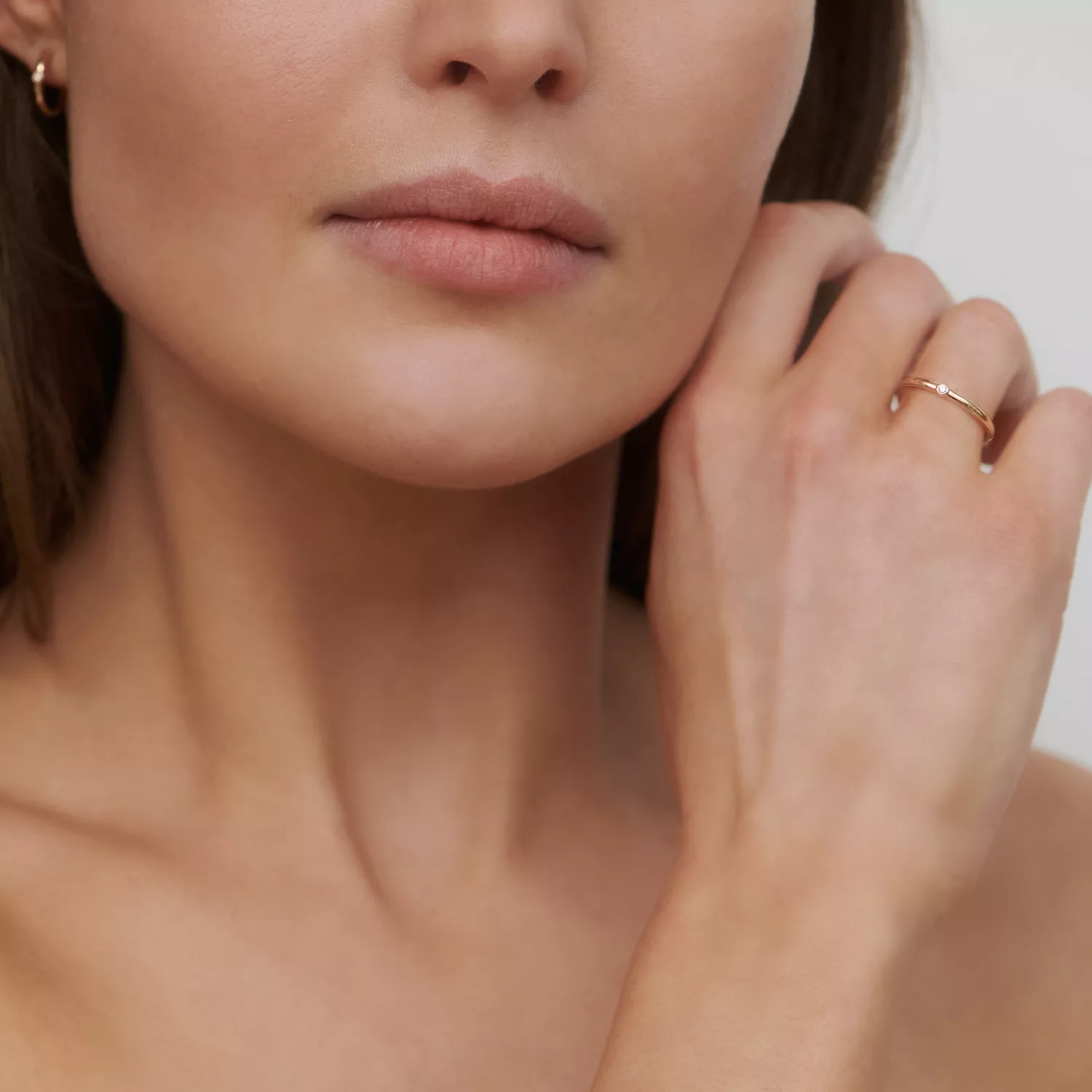 Julie Sandlau Purity Ring 14 kt. Guld 0,017 ct. YG14-RI337