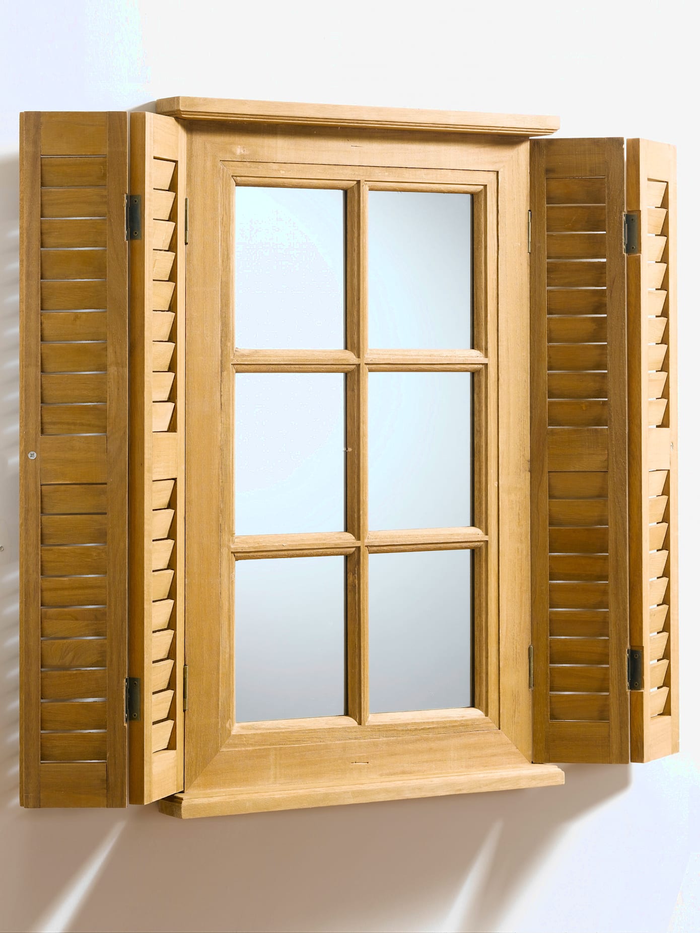 Fenêtre miroir volets fermables