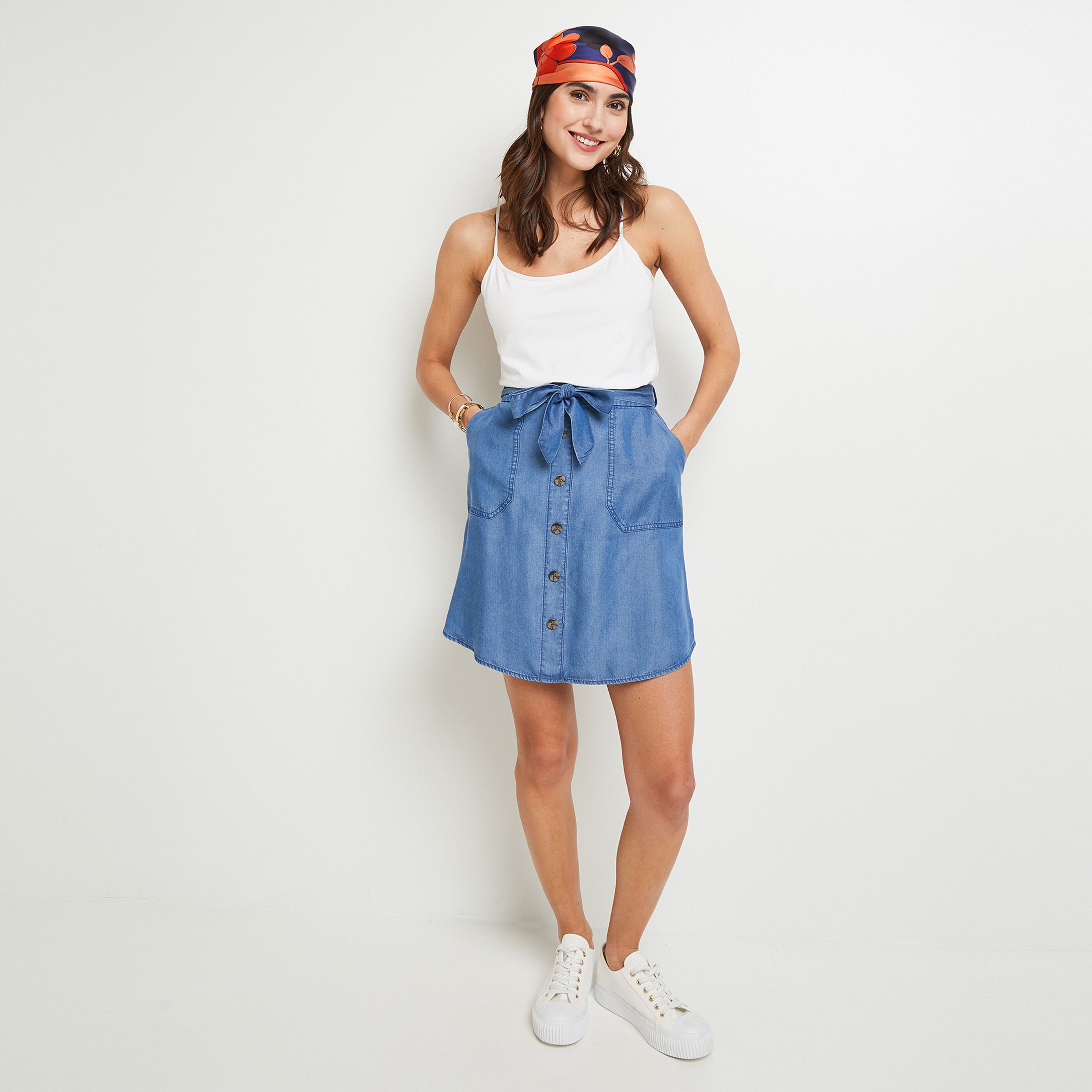 Jupe fluide femme - STONE