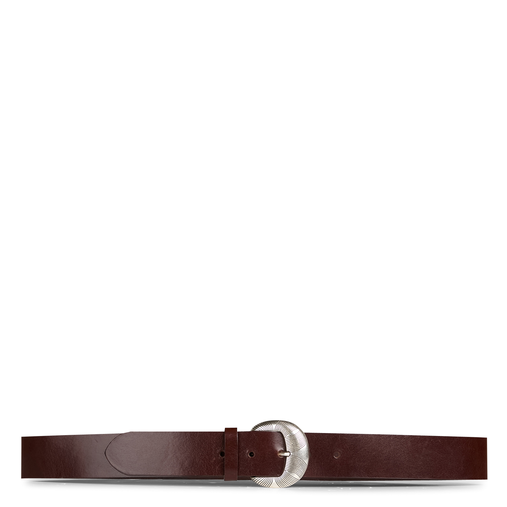 AVA - Ceinture large en cuir| Marron