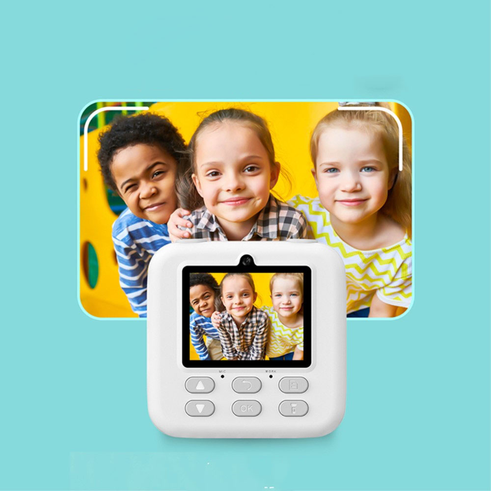 (48MP) Dual Kinder Sofortbild Kamera Fotoapparat mit 16-fach Digital Zoom LED Licht und 2.4