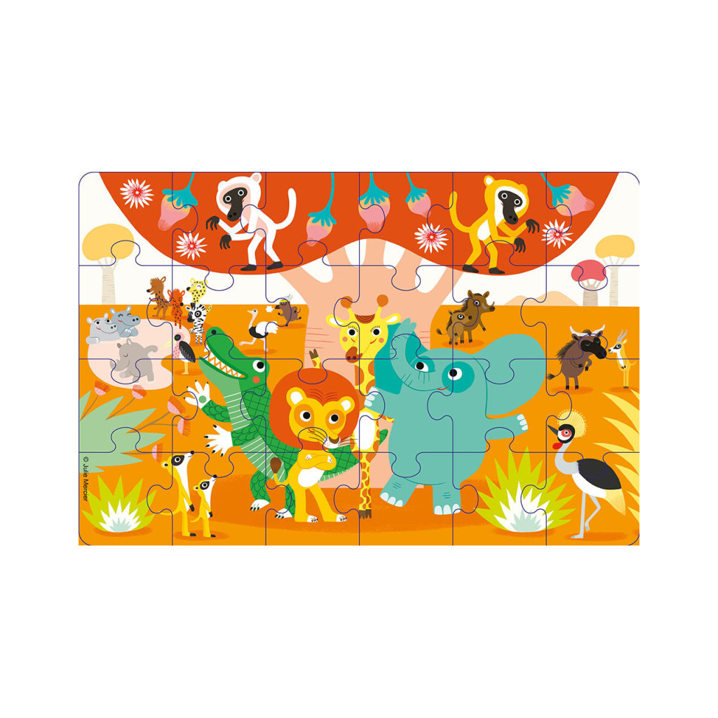 P'tits Jeux De Puzzles Classiques - Bienvenue dans la Savane