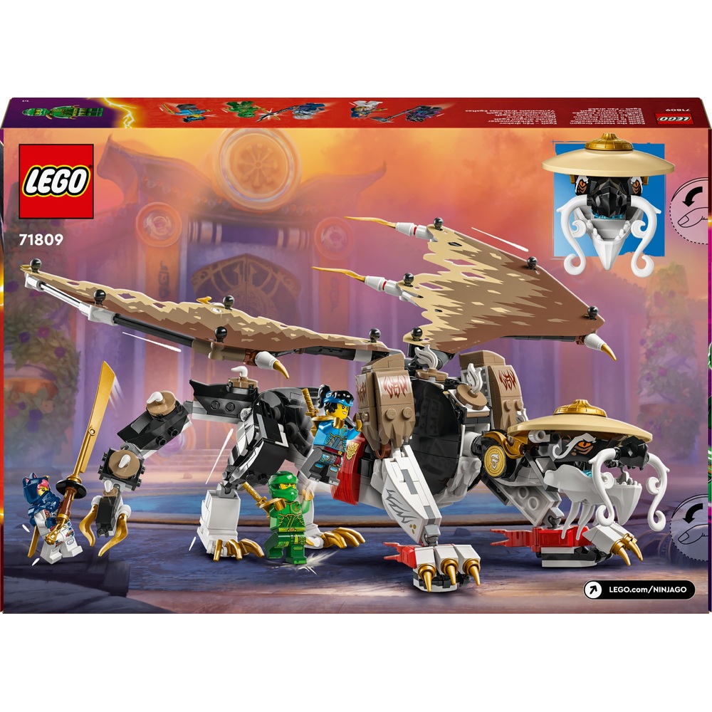 LEGO NINJAGO 71809 Dragon Risings – Meisterdrache Ninja-Spielset
