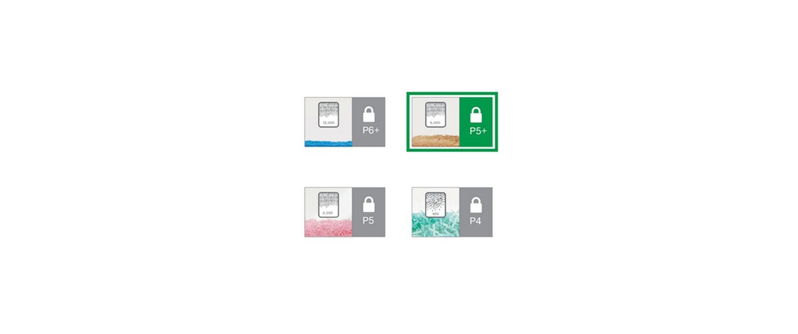 Aktenvernichter IQ Office Pro, P-5+, bis zu 7 Blatt<br>Manueller Dokumentenvernichter mit Mikroschnitt für die sichere Vernichtung äusserst vertraulicher Unterlagen