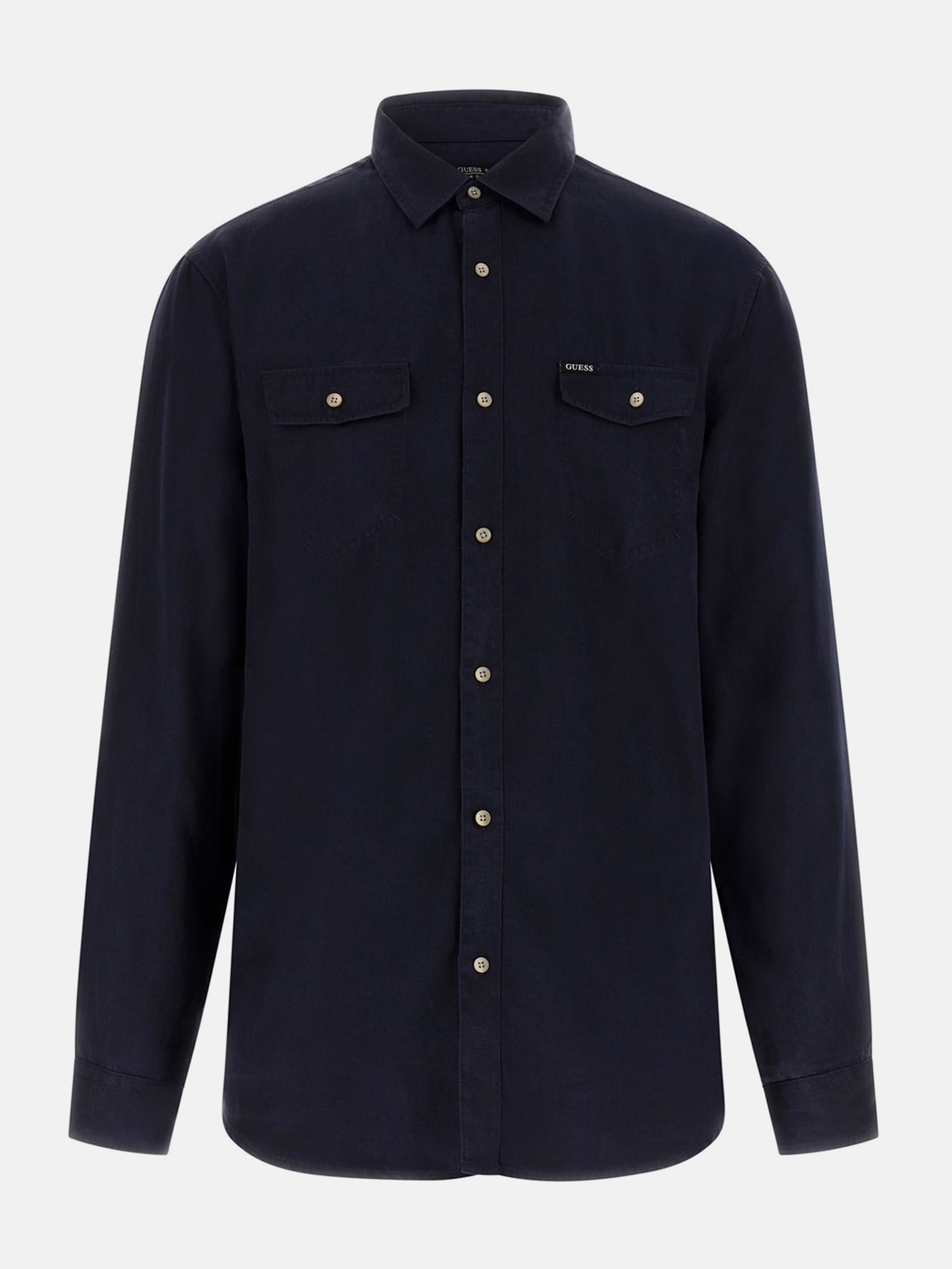 Camisa de sarja lavada