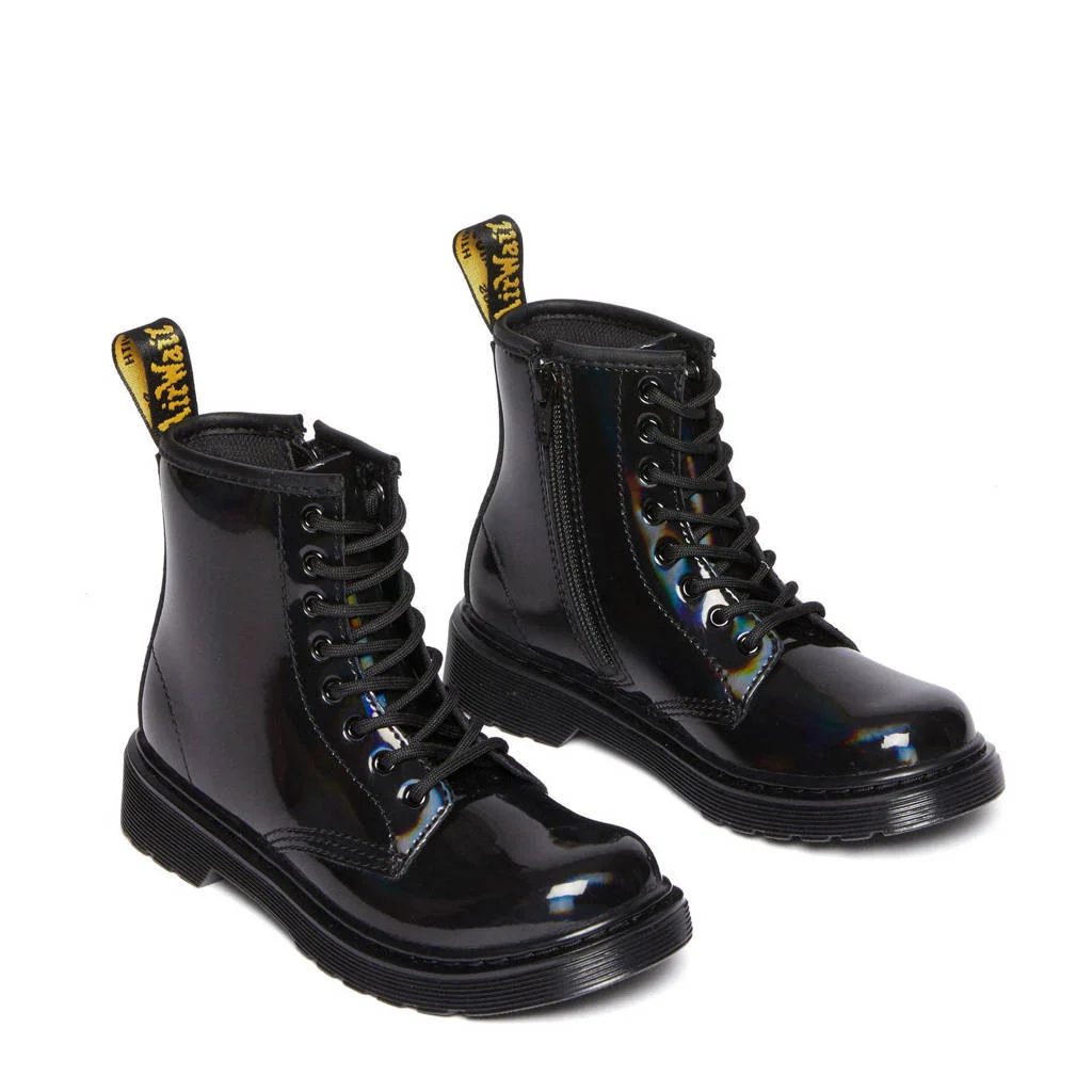 Dr. Martens 1460 Kleuter/Tiener leren veterboots zwart