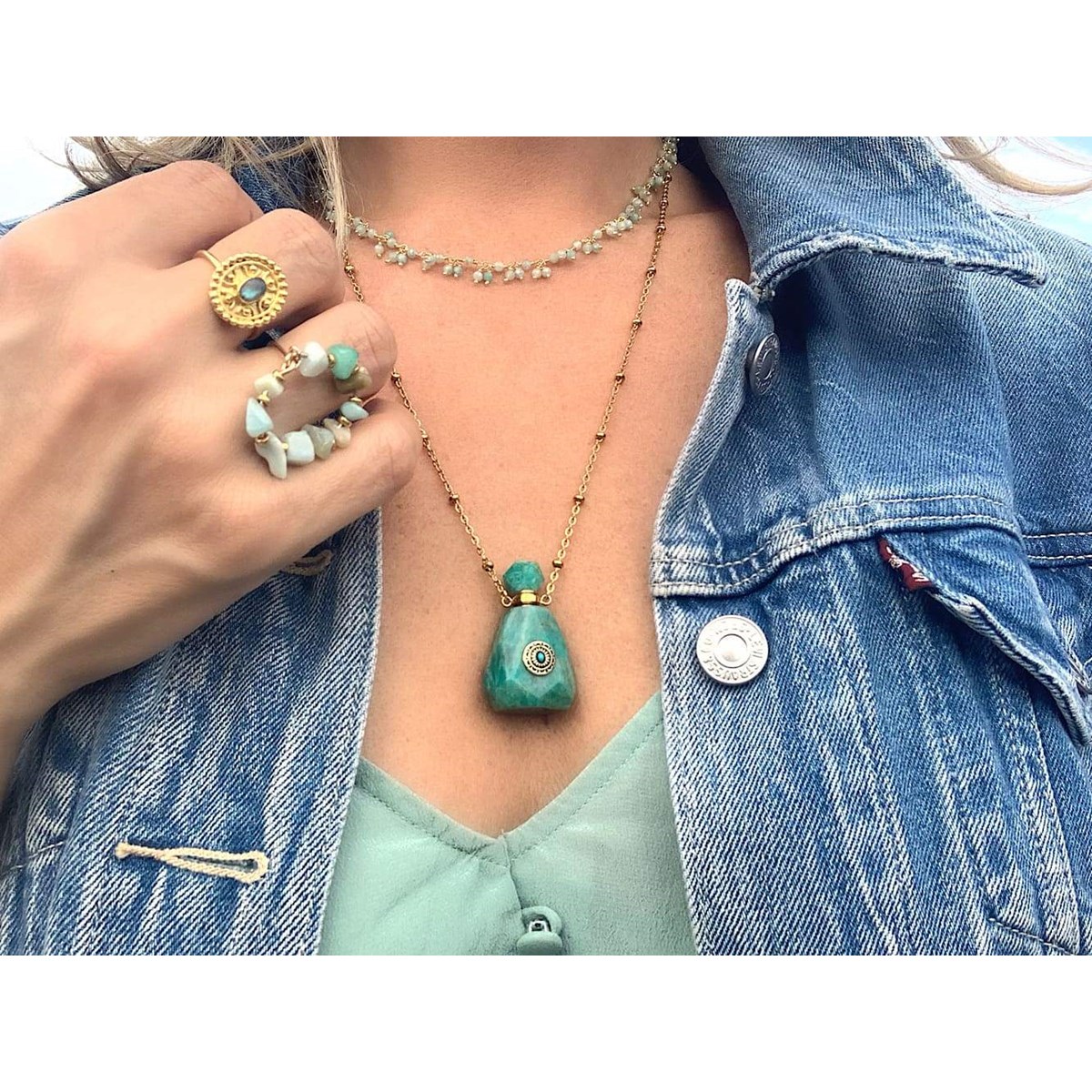 Collier flacon Hope