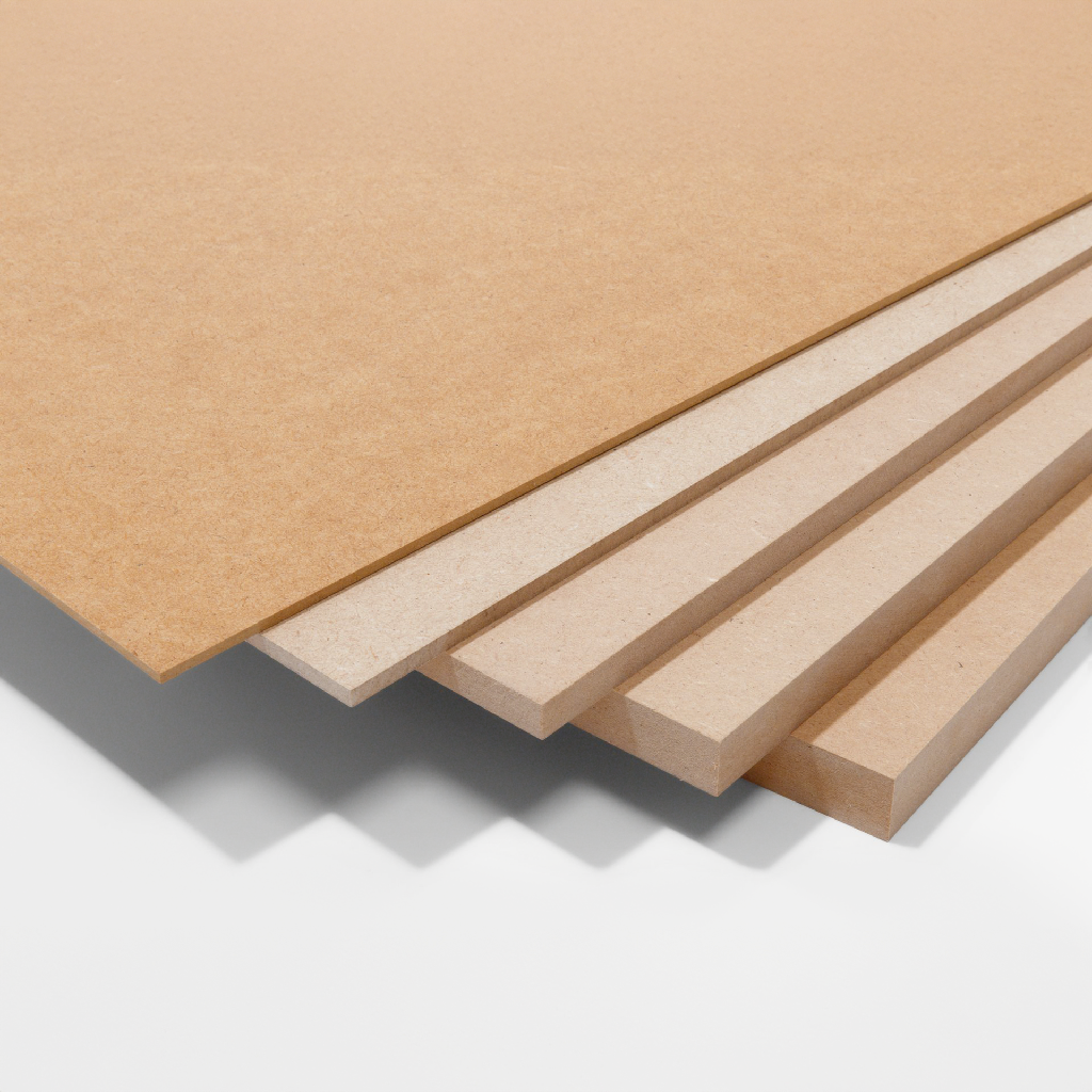 MDF braun, unbeschichtet (Zuschnitt möglich)