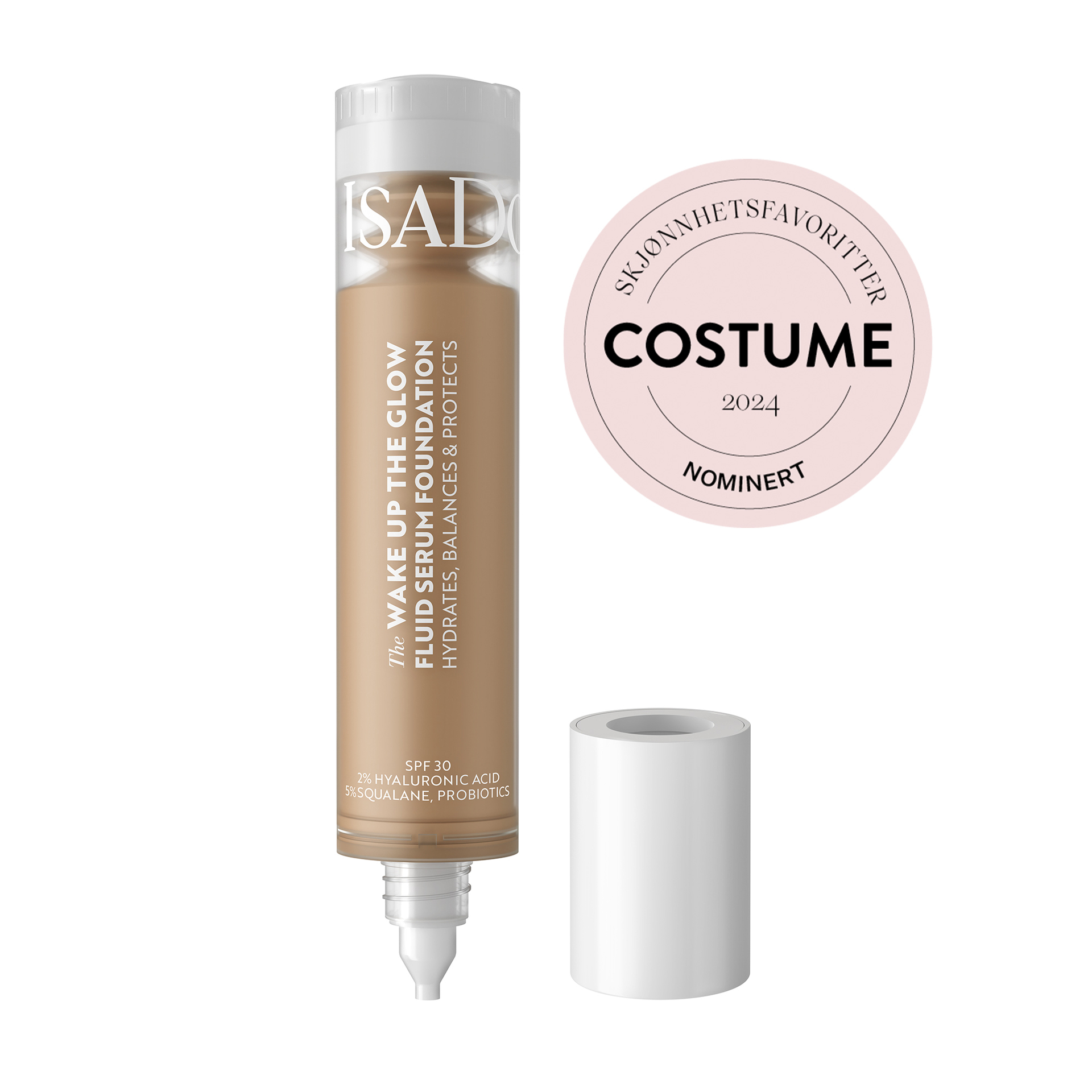 Isadora Wake Up the Glow Fluid Serum Foundation