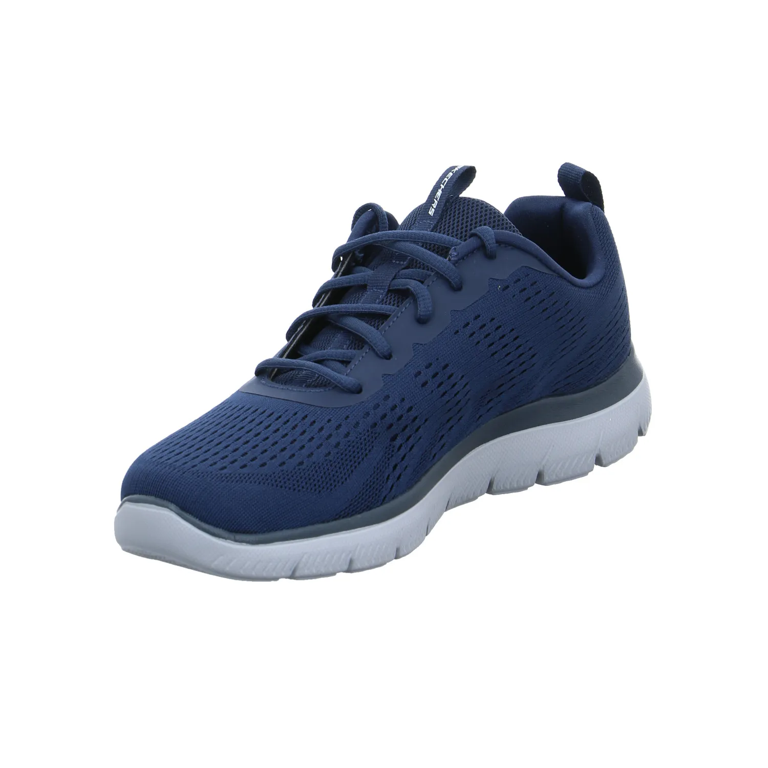 SKECHERS Halbschuhe Sneaker Stoff Blau Synthetik