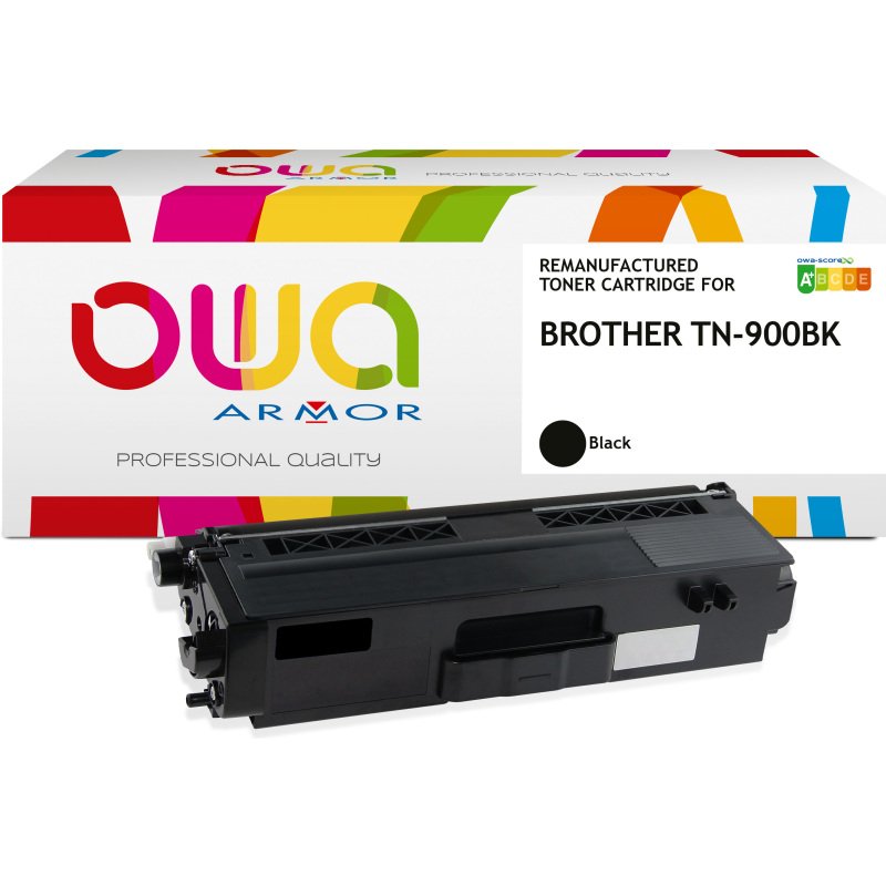 Toner remanufacturé OWA - standard - Noir - pour BROTHER TN-900BK