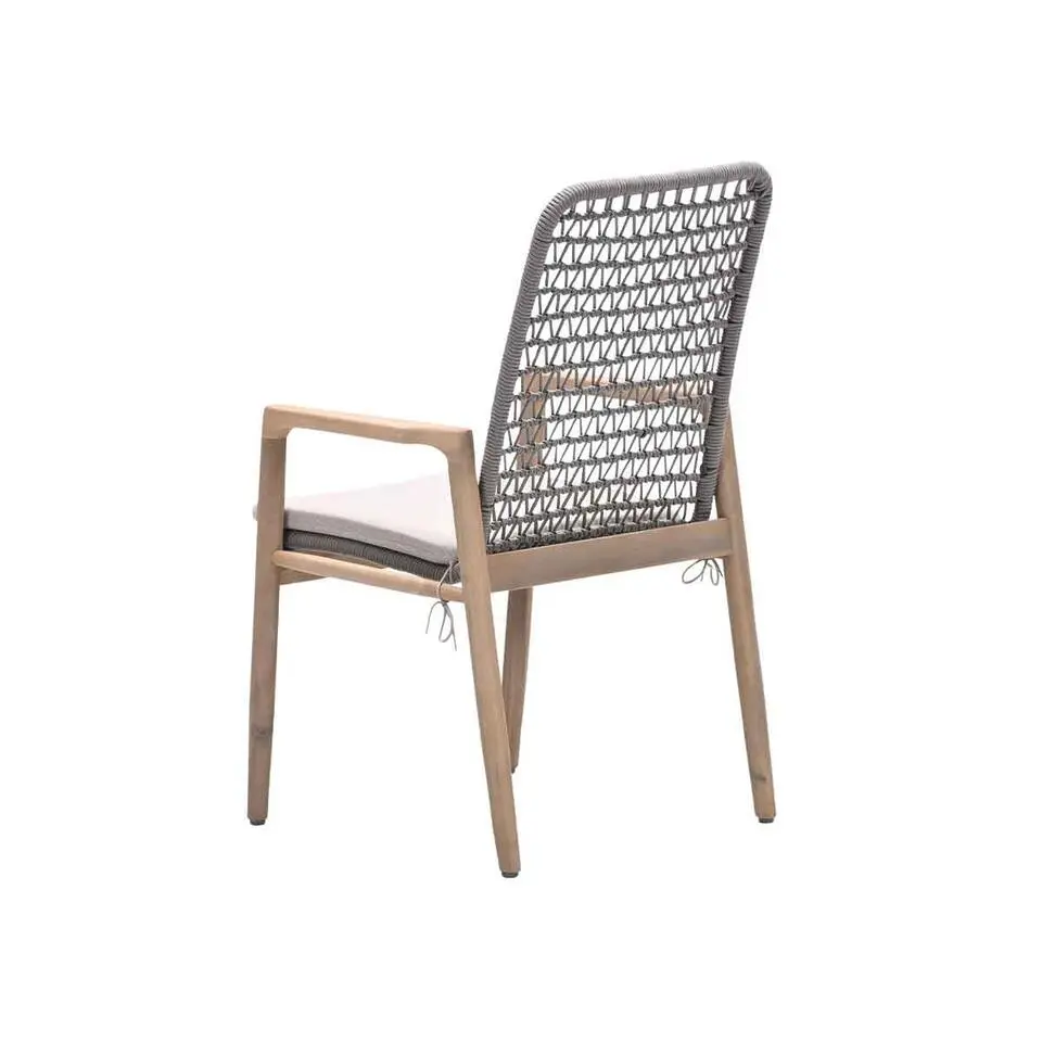 Skala dining fauteuil - acaciahout met white wash - sand