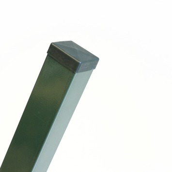 Vierkante paal groen 240 cm