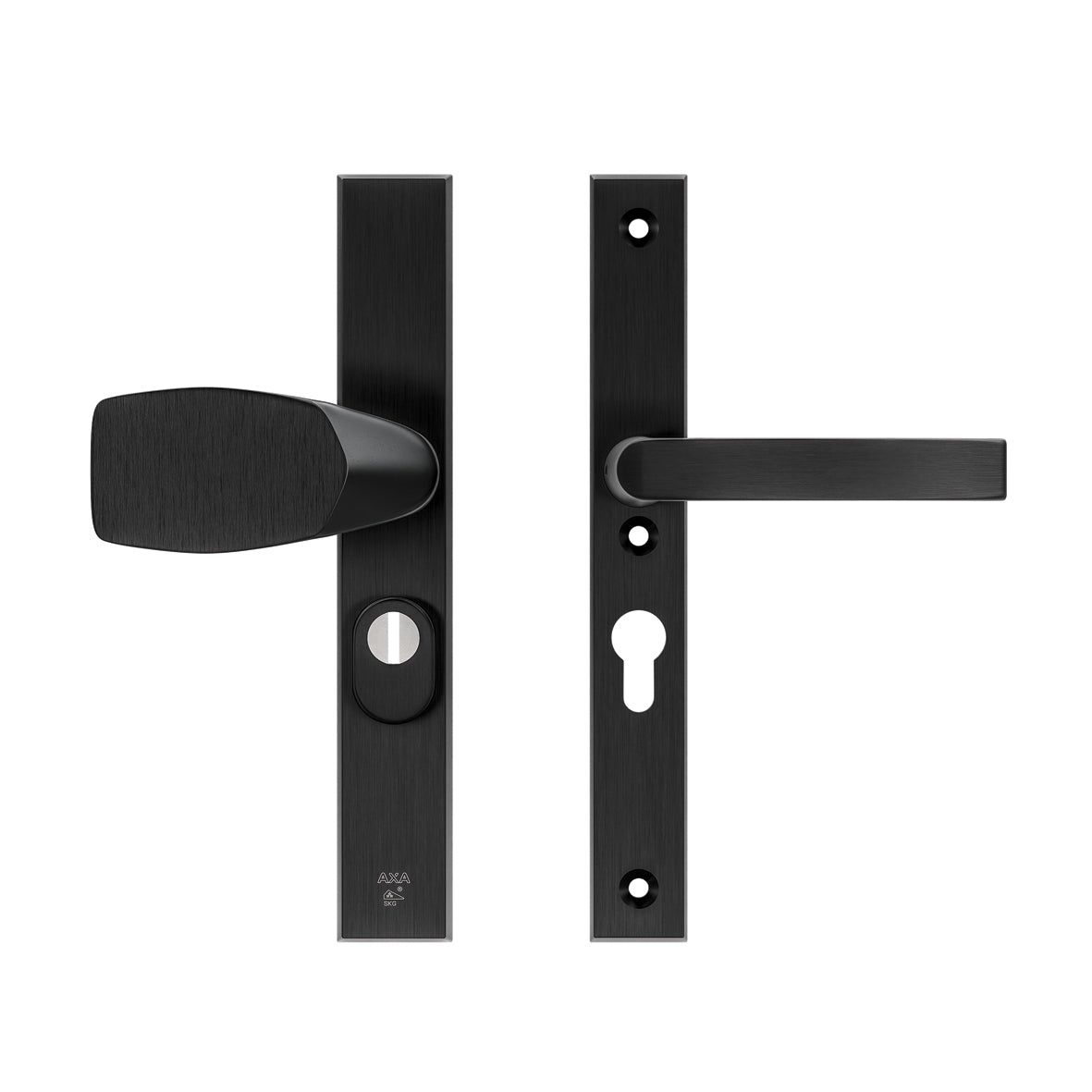 AXA 6767 Veiligheidsbeslag Edge Plus smal Wing-knop kruk Blok PC55 anti-kerntrek F8 - 6767-49-18/55K