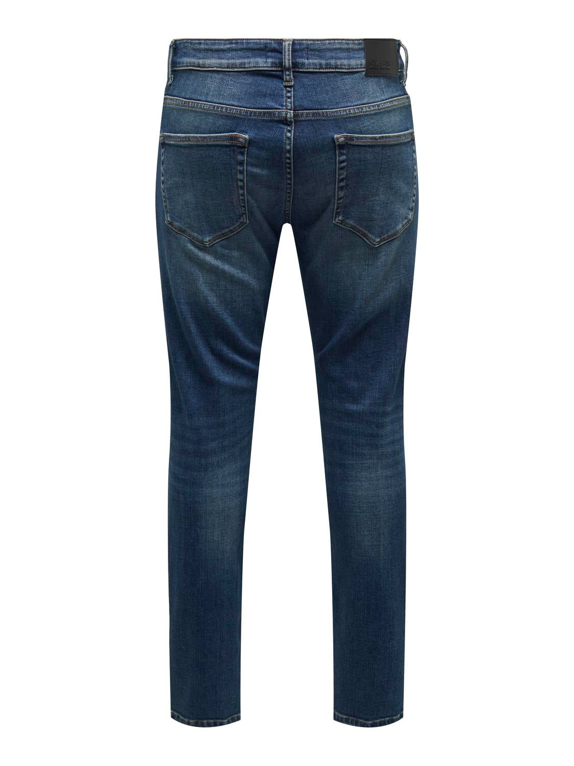 ONSLOOM Slim Fit Jeans Dark Medium Blue Denim