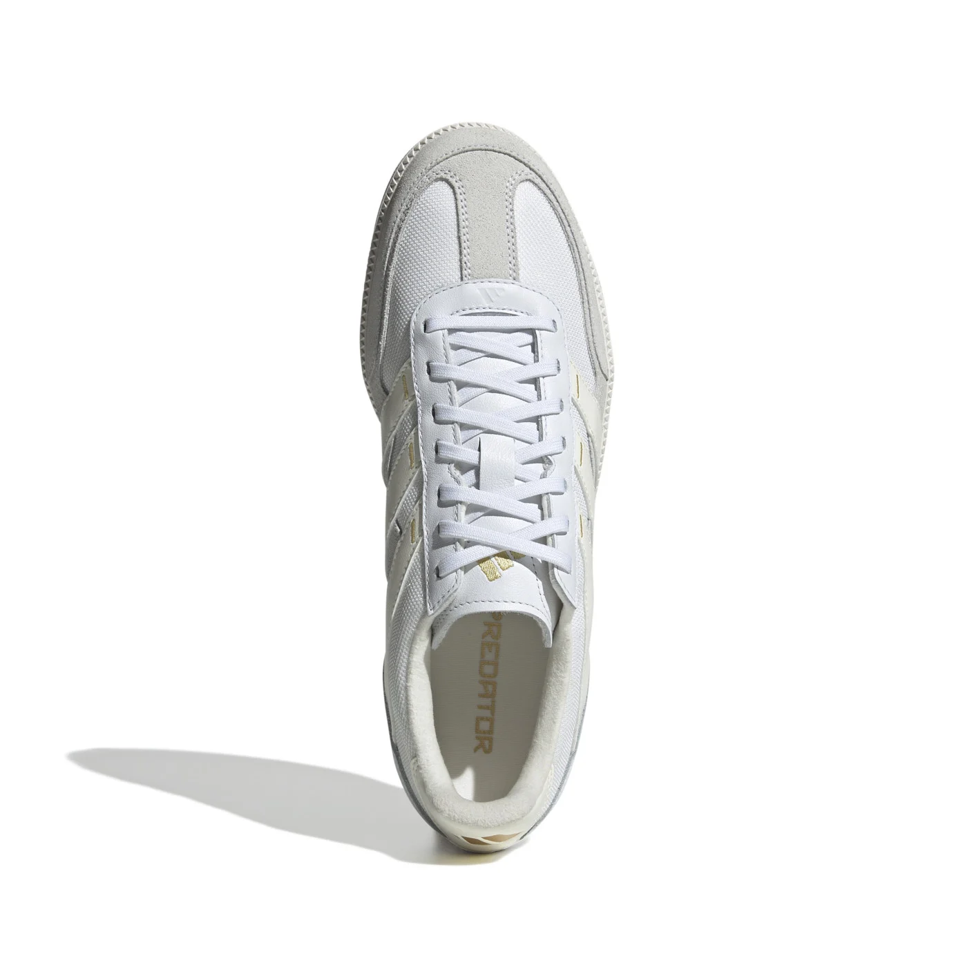 Adidas Predator Freestyle Zaalvoetbalschoenen (IN) Wit Lichtgrijs Goud