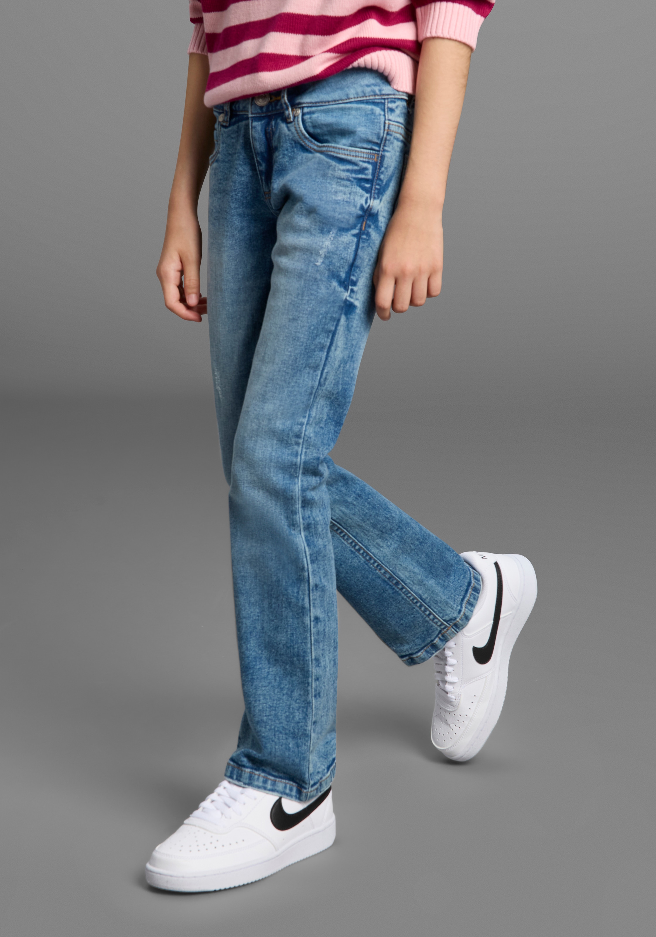 KangaROOS Bootcut-Jeans »Stretchjeans Boot Cut« Modische Jeans, authentische Waschung