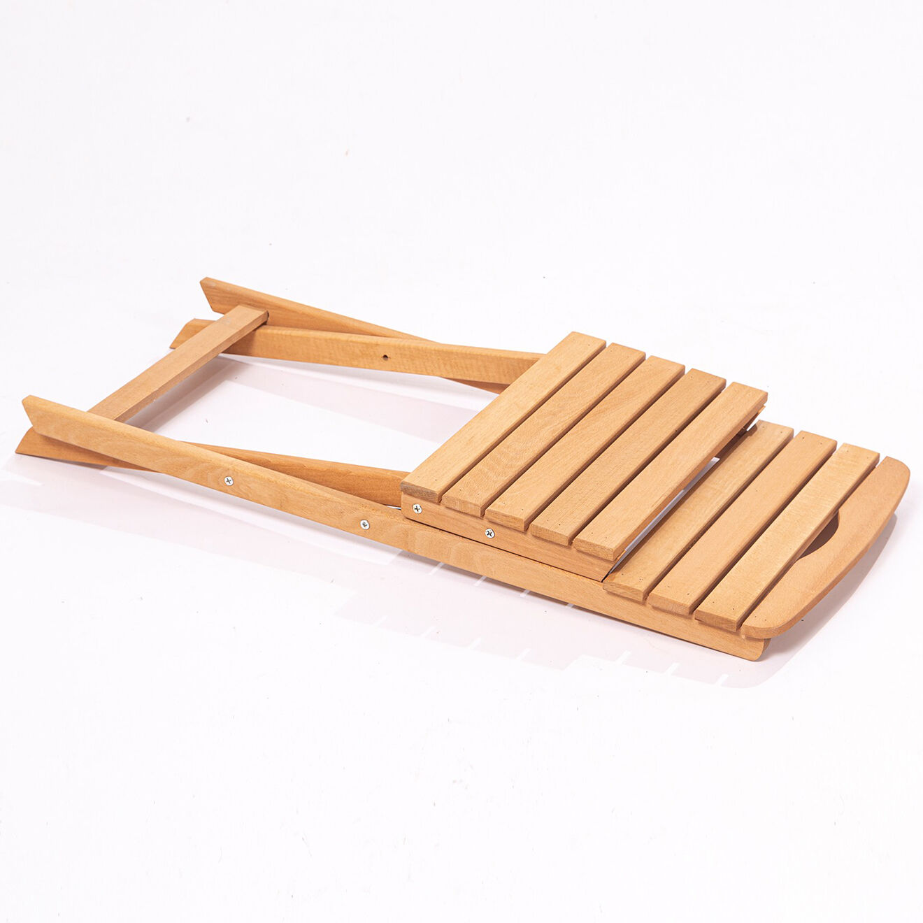 Sunny Garden Ensemble table et chaises (3 pièces) en Bois naturel