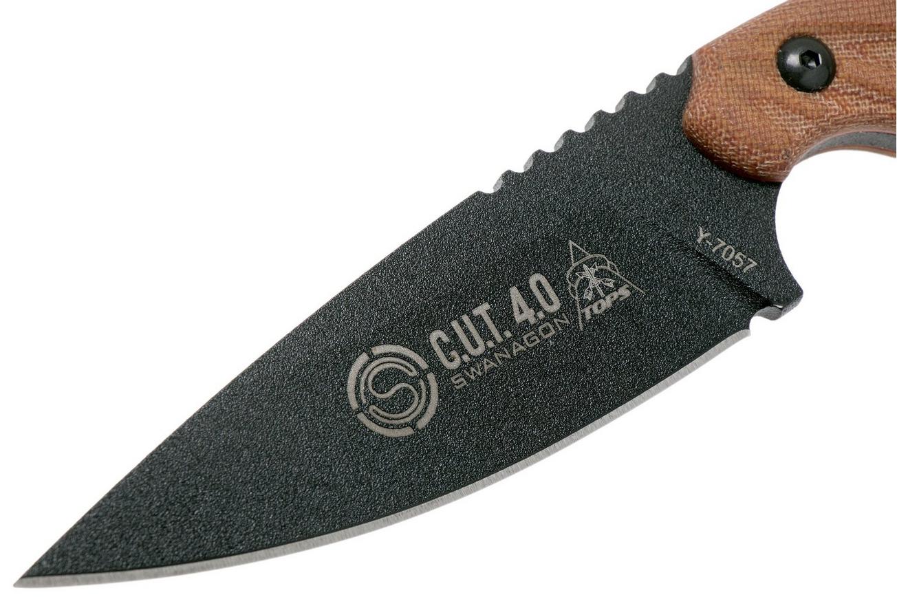 TOPS CUT 4.0 Combat Utility Tool CUT-40 vaststaand mes