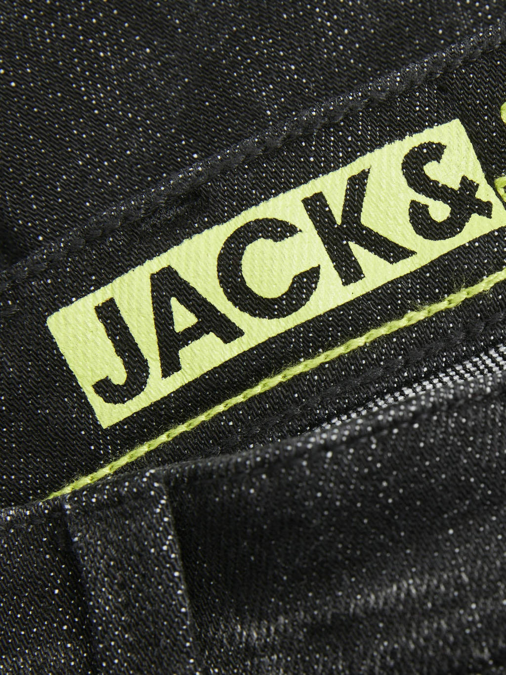 JACK & JONES slim fit jeans JJIGLENN JJBLAIR black denim