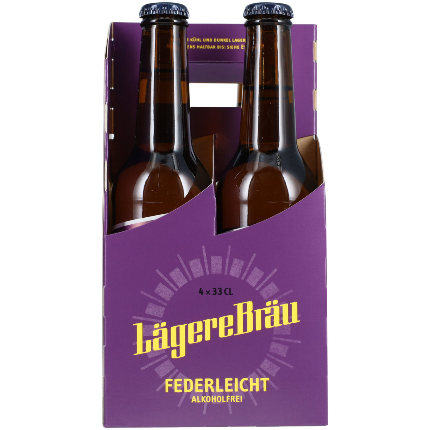 LägereBräu Bier Federleicht alkoholfrei 4x33CL -132cl